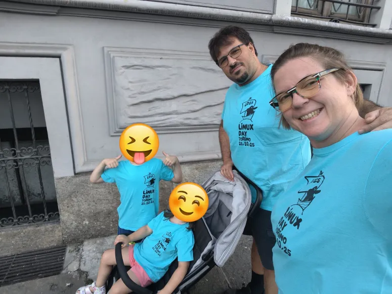 Arianna, Stefano e figli, Torino